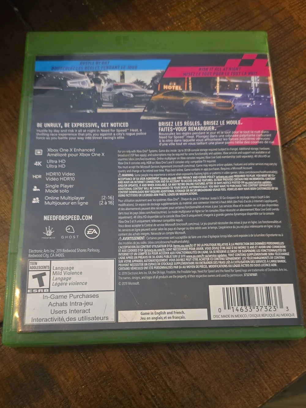 NFS Heat Xbox One